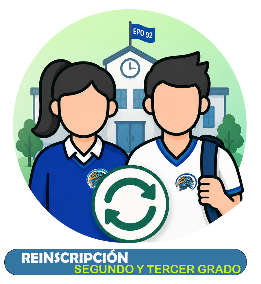 Reinscripción para segundo y tercer grado
